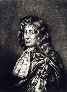 Prins Rupert (1619-82) illustrasjon fra Portrait of Characters Illustrious in British History, gravert av Robert Dunkarton (1744-c.1817) (mezzotint) av English School